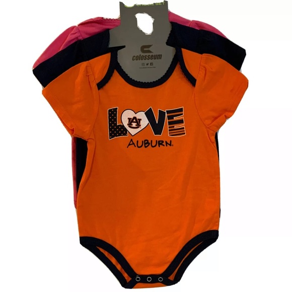 Colosseum Other - NWT Auburn Tigers Newborn & Infant 3-Pack Onesie Bodysuit Set 6-12Months